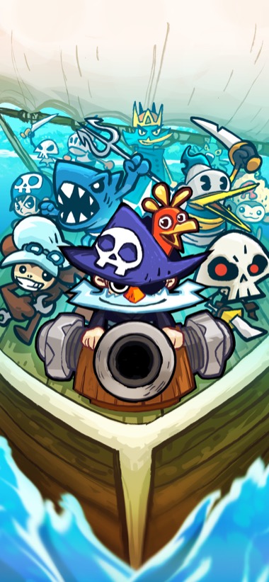 Bounty Bash epic pirate adventure splash screen with stunning anime graphics